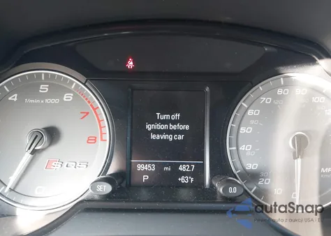 2017 Audi Sq5 3.0T Premium Plus z USA, uszkodzony, nr VIN WA1CCAFP7HA082632